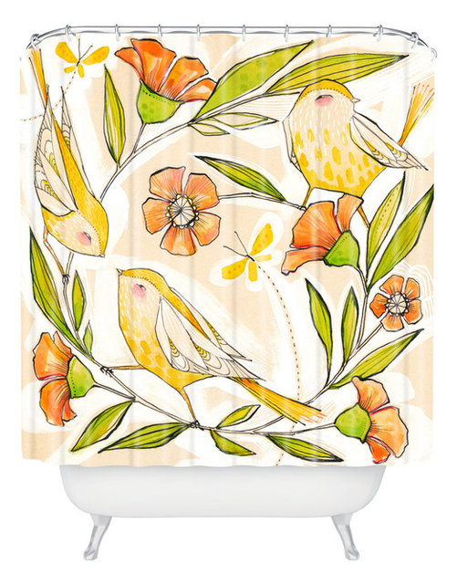 Cori Dantini Hy Family Single Shower Curtain Contemporary Cori Dantini Hy Family Single Shower Curtain