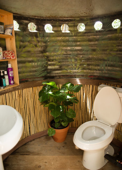 Тропический Ванная комната by Ashley Camper Photography