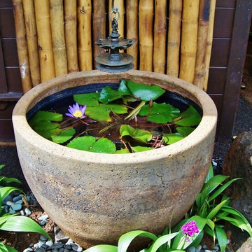 Lotus water garden bowl