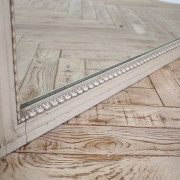 20th Century Painted and Carved French Style Mirrors