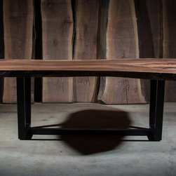 Live Edge Black Walnut Dining Table - Dining Tables