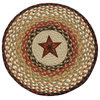 CH-19 Barn Star Round Chair Pad 15.5in.