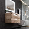 Eviva Joy 36" Maple Wall Mount Bathroom Vanity