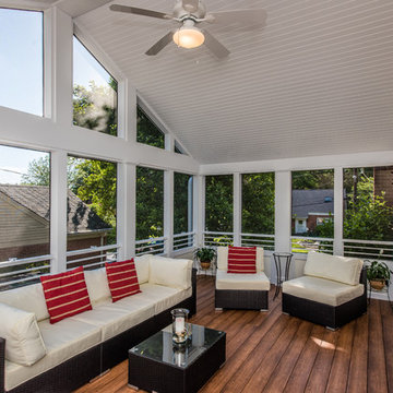 Kensington, MD Cathedral-Ceiling Screened Porch