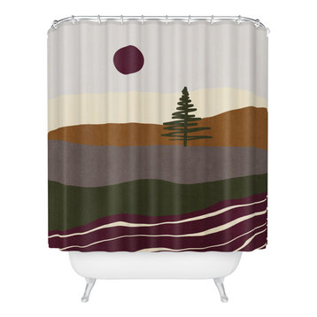 Viviana Gonzalez Holiday Vibes Landscape 1 Shower Curtain, 71x74"