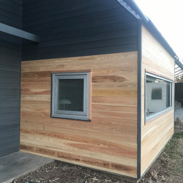 Wood siding job