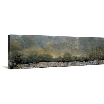 "Poetic Landscape" Wrapped Canvas Art Print, 48"x16"x1.5"