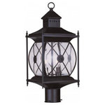 Livex Lighting - Livex Lighting 2094-07 Providence - 2 Light Outdoor Post Top Lantern - Shade Included: YesProvidence 2 Light O Bronze Clear Beveled *UL Approved: YES Energy Star Qualified: n/a ADA Certified: n/a  *Number of Lights: 2-*Wattage:60w Candelabra Base bulb(s) *Bulb Included:No *Bulb Type:Candelabra Base *Finish Type:Bronze