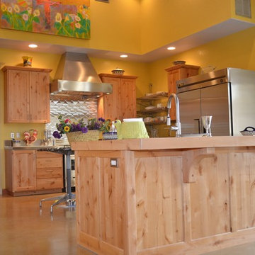 Rustic Hill Country Meets Industrial
