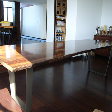Live edge Walnut Dining Table