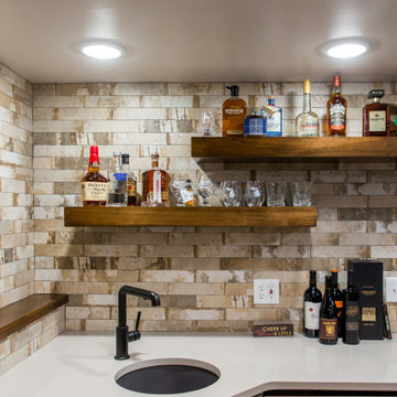 Basement Pub Style Bar