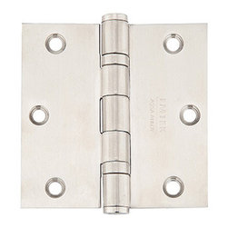 Emtek 3 1/2" x 3 1/2" with Square Corners Heavy Duty Door Hinge - Stainless Stee - Hinges