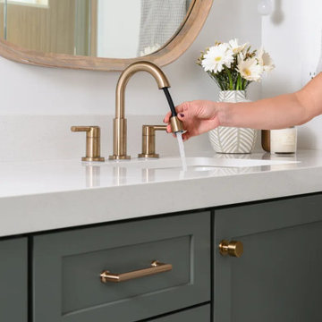 Pull-down faucets