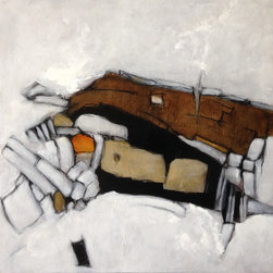 "Downtown" (center panel) - Paintings