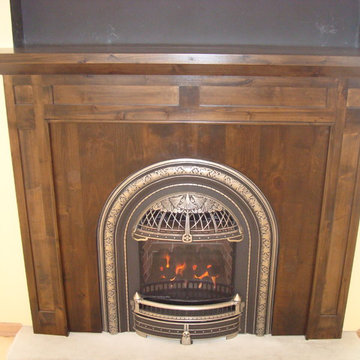 Wood Fireplace Surround