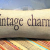 Vintage Charm/Antique Style Indoor OutdoorDouble Sided Pillow With Pin