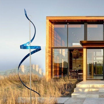 Garden Sculpture - Blue Ribbon Dancer by Jon Allen