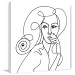 Marmont Hill Inc. - "Beautiful Sketch" Painting Print, Wrapped Canvas, 24"x24" - Fine art canvas print from the Marmont Hill Art Collective