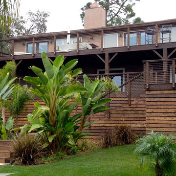 Cable Railings on Elevated Deck