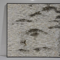 Bark House&reg; Panels - White Birch Bark - Wallpaper