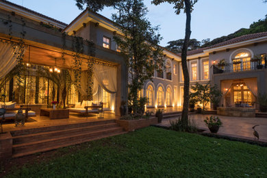Inspiration for a mediterranean exterior home remodel in Other