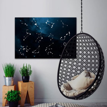 "Constellations II" Painting Print on Wrapped Canvas
