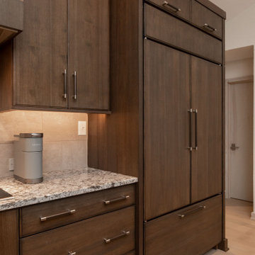 Dated 70's Kitchen Gets Contemporary Makeover