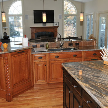 Raised dishwasher