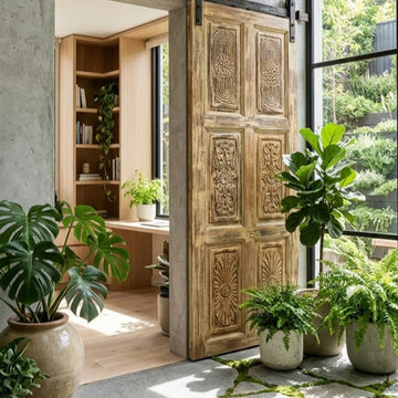 Layered Spaces: Mogul Interior Carved Wood Doors