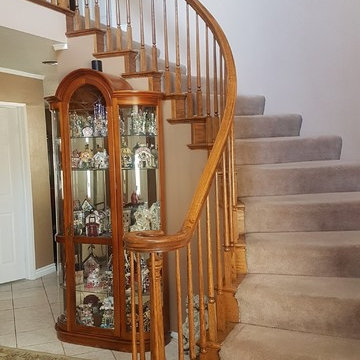 Refinish raling and staircase for Santa Clarita home