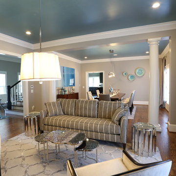 Holiday Charm Living and Dining Room