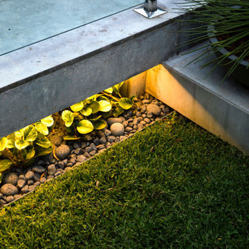 Backyard Transformation in Sherman Oaks - Pool, Kitchen Area & Paving