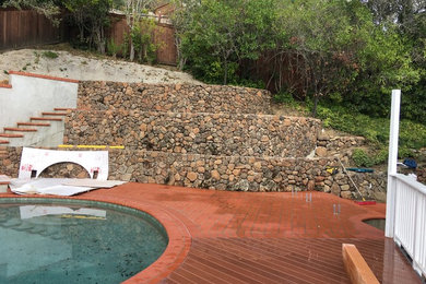 Inspiration for a mediterranean pool remodel in San Francisco