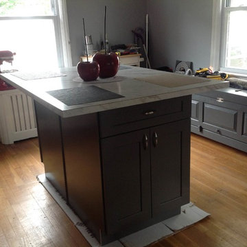 Grey Shaker Kitchen Cabinets