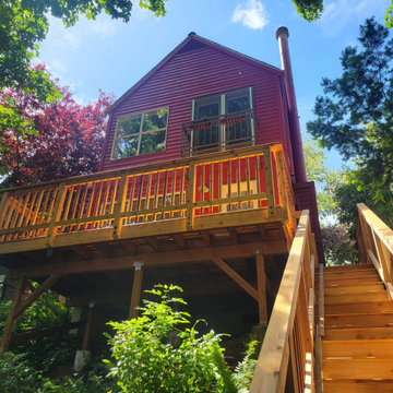 Deck rebuild - Steep slope