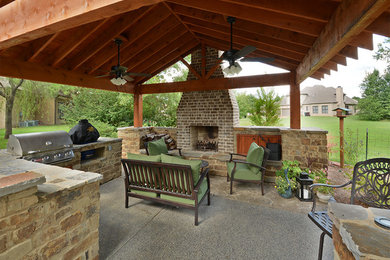 Example of a classic patio design in Other
