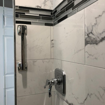 Fixtures and Tile Completed Guilford CT Master Bathroom