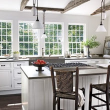 No Upper Cabinets + Dark Flooring