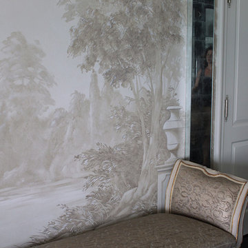 Grisaille Landscape Murals