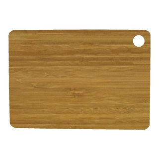 Eviva Small Bamboo Cutting Board w/Juice Groove & Silicone Ring