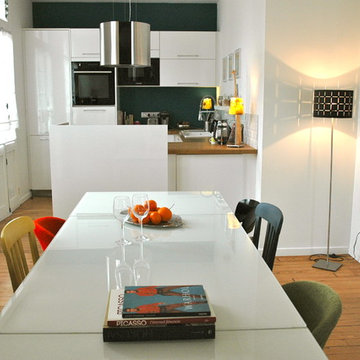 AMENAGEMENT ET DECORATION D'UNE CUISINE ET SALLE A MANGER