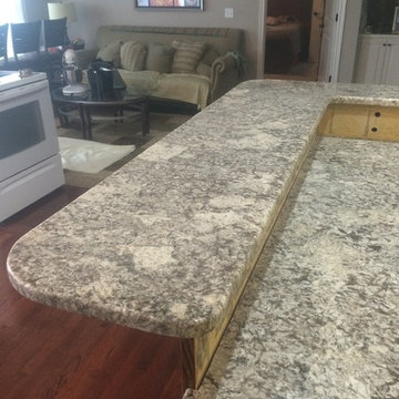Crema Typhoon Granite w/ matching table top
