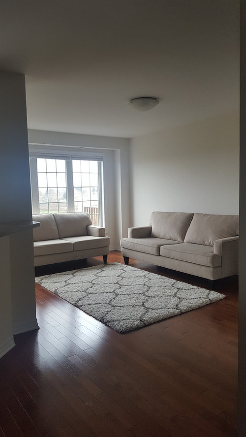 Is this rug too small for this space?