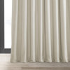 Signature Extra Wide Grommet Blackout Velvet Curtain, Off White, 100"x84"
