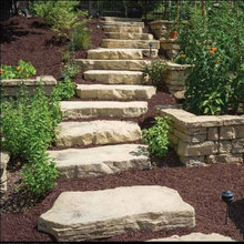 vegetable garden on hill