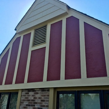 LP Diamond Kote siding, soffit /fascia. Windows trim, oversized aluminum gutters