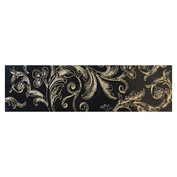 Hand-Carved Marble Border- Nero Florino