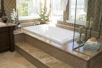 Bathroom Remodeling / Stone / Tile / Jacuzzi tub