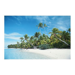ArtisticHomeowner.com - One Foot Island Beach Mural - Wallpaper