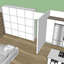 mono locale disegnato cn SketchUp da me